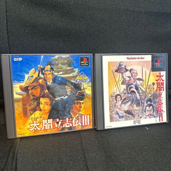 ps 太閤立志伝2 太閤立志伝3 2個セット PS1 プレイステーション PlayStation ソフト