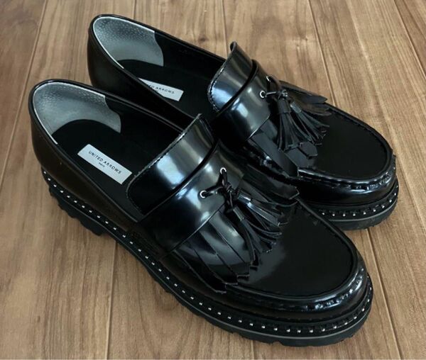 UNITED ARROWS キルトタッセルローファー