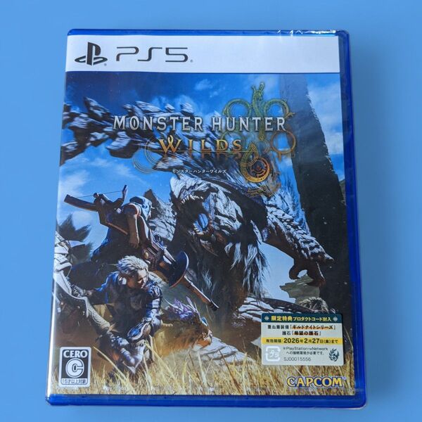 PS5ソフト//モンスターハンターワイルズ//未開封//早期購入特典付き//モンハン