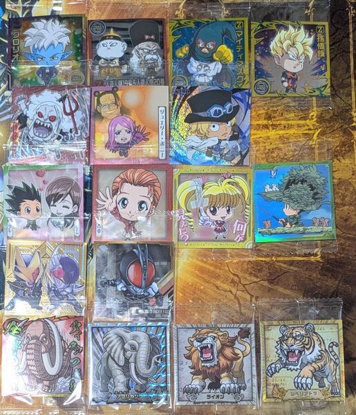 ワンピース ドラゴンボール ハンター×ハンター ウエハースシール 仮面ライダー 他