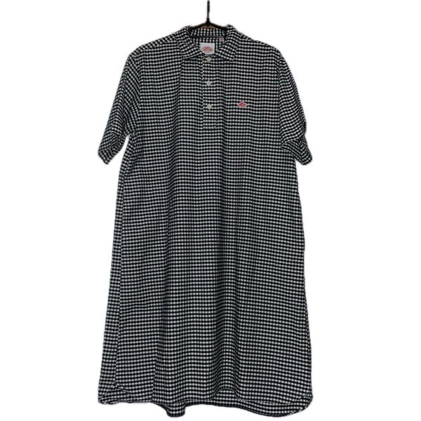 DANTONサイズ36 チェック ワンピース 日本製