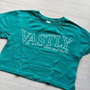 ショート丈 Tシャツ ターコイズ 150cm