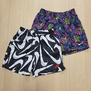 ナイキ ウーブン ショートパンツ 総柄 ボタニカル