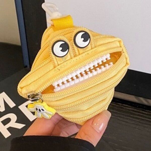 ジャラジャラキーホルダー モンスター ジッパー 小銭入れ バッグチャーム かわいい 小物入れ 小物 コイン ケース 収納 ポーチ