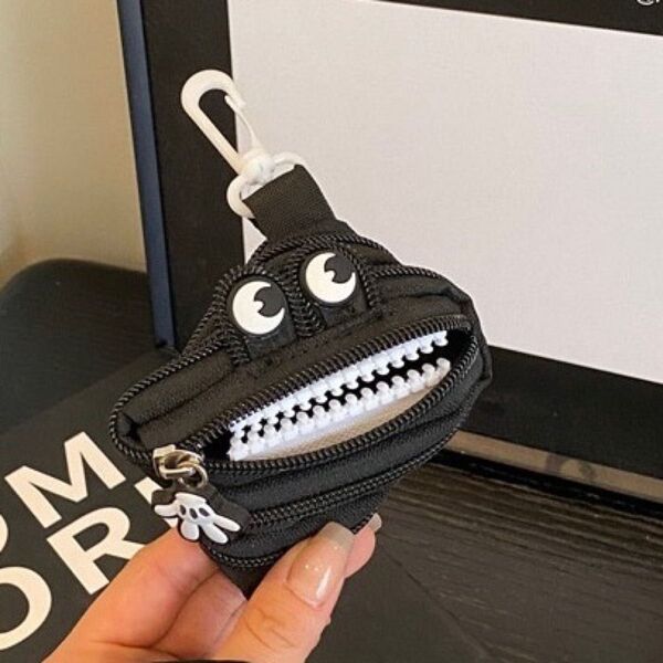 ジャラジャラキーホルダー モンスター ジッパー 小銭入れ バッグチャーム かわいい 小物入れ 小物 コイン ケース 収納 ポーチ