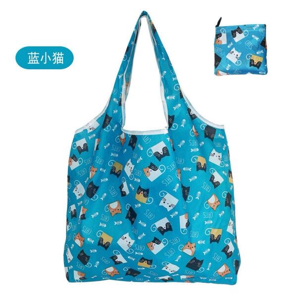 エコバッグ 買い物袋 収納 簡単 折りたたみ 軽い ショッピングバッグ 大容量