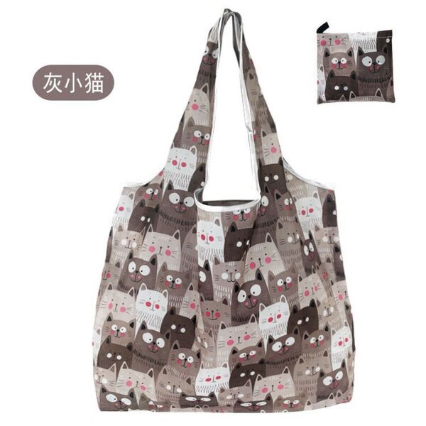 エコバッグ 買い物袋 収納 簡単 折りたたみ 軽い ショッピングバッグ 大容量