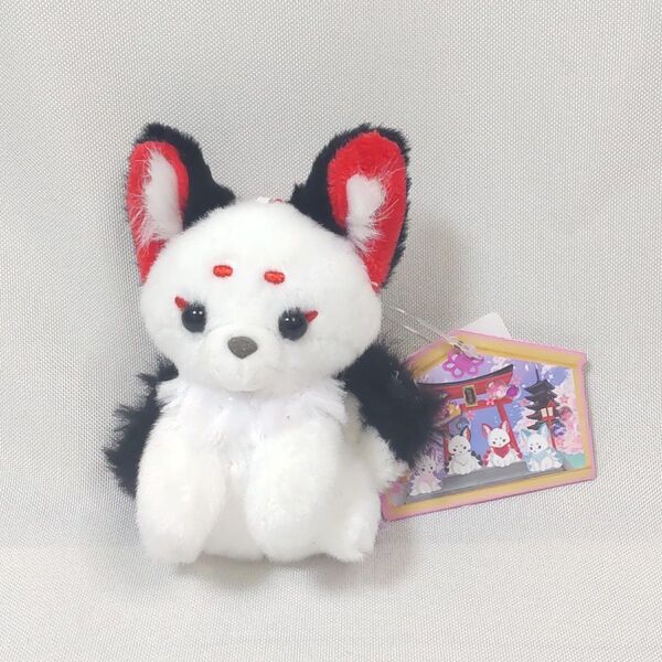ちょコンとキツネ 九尾 夢うつつ LMC ぬいぐるみ マスコット かのこ ちょコンと九尾のキツネ夢うつつ 黒 アミューズ