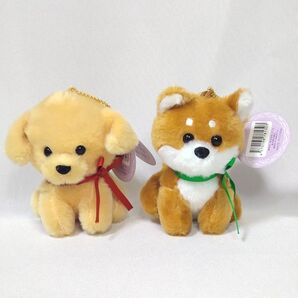 2種セット Lovely Puppy マスコットBC キャンディ ムギ ラブリーパピー ラブラドール 柴犬