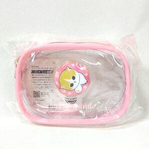 mofusand ぷっくりクリアミニポーチ ピンク
