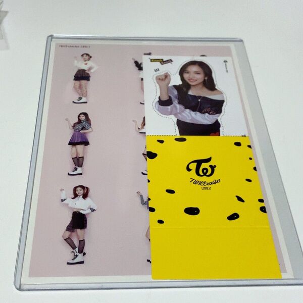 TWICE グッズ シール ナヨン ジョンヨン モモ サナ ジヒョ ミナ ダヒョン チェヨン ツウィ