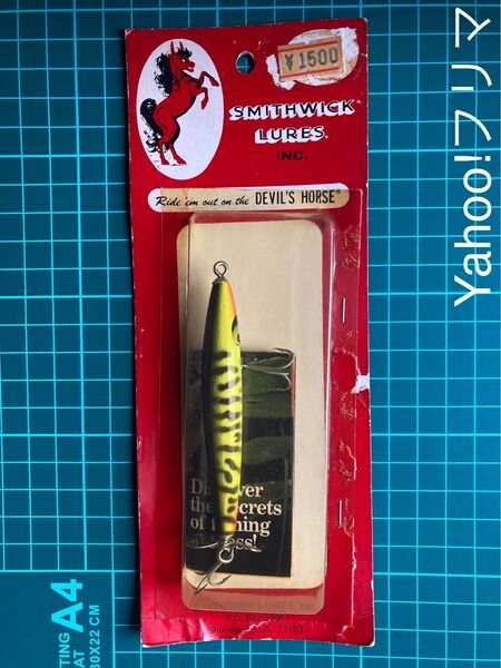 【開封済み美品】スミスウィック デビルズホース プランサー トップウォーター《F-643》オールド ウッド製 シングルスイッシャー