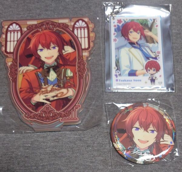あんスタ 朱桜司 アクリルスタンド 缶バッジ 桜アクキー Knights 中国 グッズ あんさんぶるスターズ さくら 偶像夢幻祭
