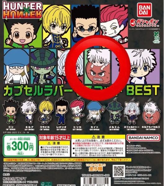 HUNTER×HUNTER カプセルラバーマスコット BEST ・キルア イカルゴ
