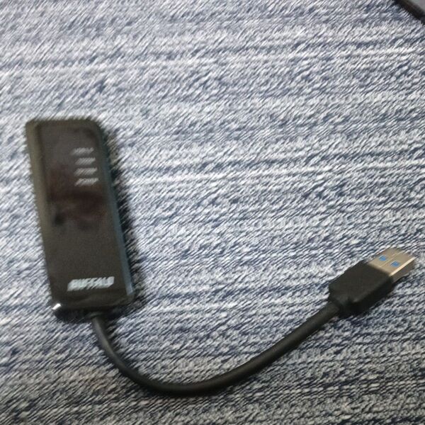 BUFFALO製 USB 有線LANアダプター LUA4-U3-AGTE-BK