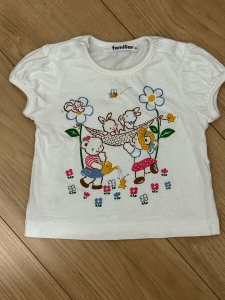 ファミリア 半袖Tシャツ 80 女の子 familiar リアちゃん かわいい