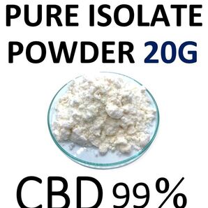 【20G 高純度 99%】CBD アイソレート クリスタル パウダー CBD CBN CBG