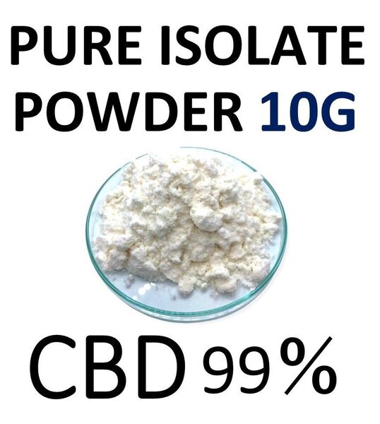 【10G 高純度 99%】CBD アイソレート クリスタル パウダー CBD CBN CBG