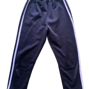 ジャージ ロングパンツ イージーパンツ☆140cm/ブラック☆中古品①