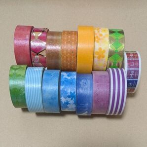 マステ 15種類 レインボーセット おすそ分け