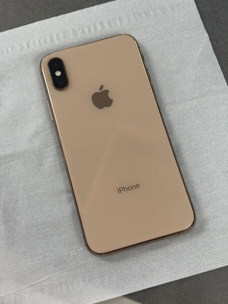 【美品】iPhone Xs 64GB ゴールド 本体のみ バッテリー86% SIMフリー ゴールド iPhone Apple