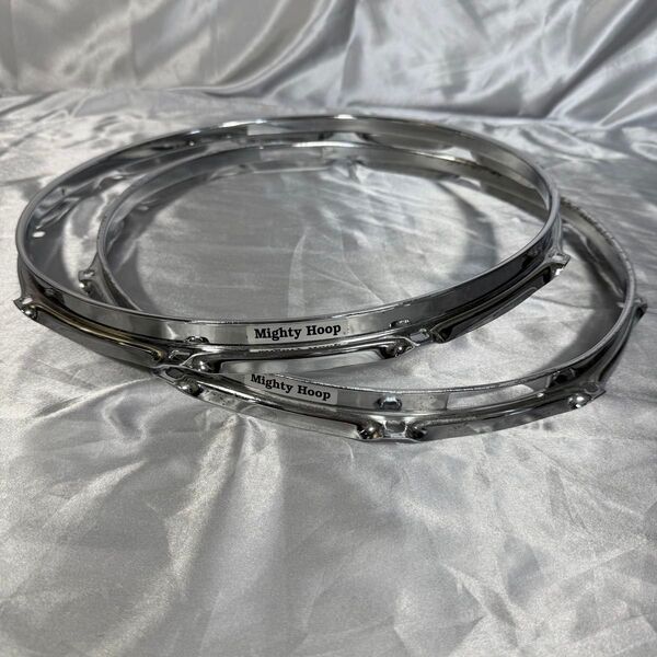 【現状品】TAMA Mighty Hoop TOP / BOTTOM スネア用 14" 10テンション