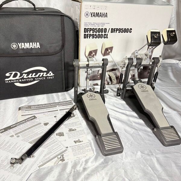 極美品 YAMAHA DFP9500D ツインペダル ヤマハ 専用ケース/箱付き