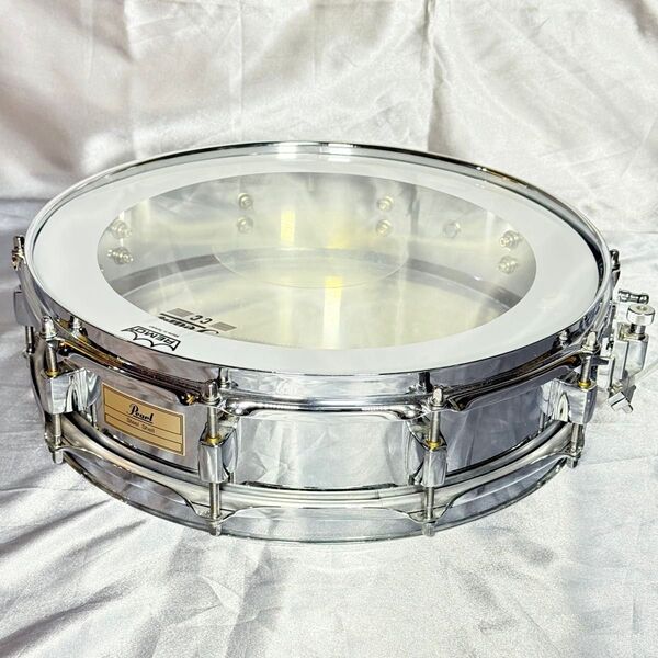 美品 Pearl ピッコロスネア Steel Shell 14" x 3.5" スチールシェル