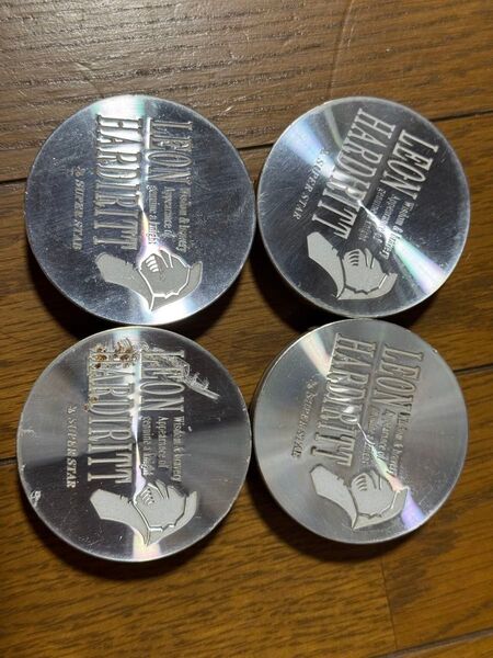 レオンハルトLEONHARDIRITT★ホイールセンターキャップ シルバー 4個 ★希少品★スーパースター★SUPER STAR★