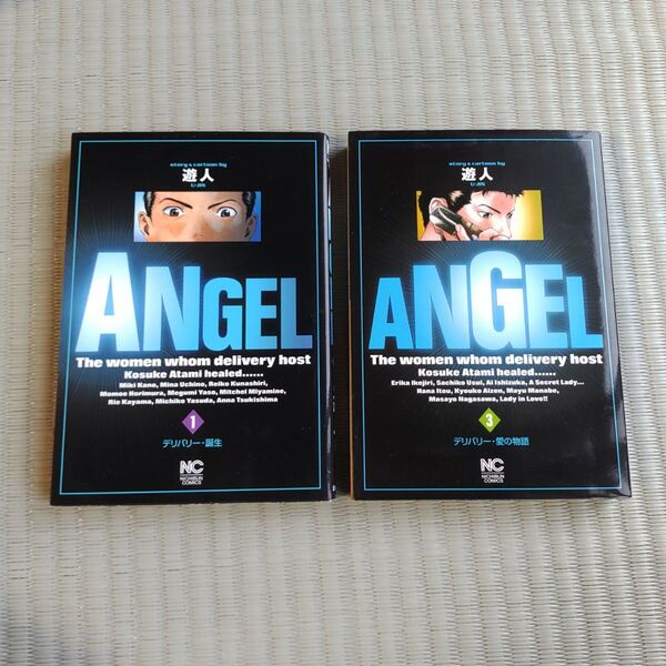 エンジェル angel 1巻と3巻 (ニチブンコミックス) 遊人 青年漫画 コミック まんが マンガ