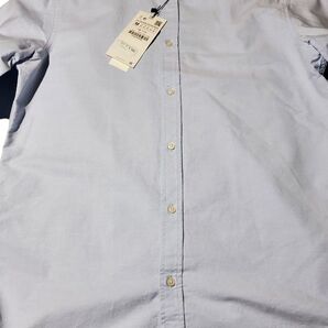 zara ブルー オックスフォードシャツ M 無印 ユニクロ h&m amazon uniqlo アローズ ships edifi