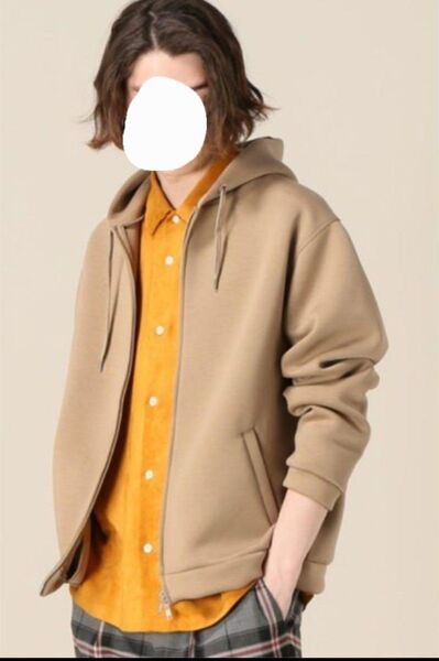 417 edifice 春 ジップパーカー ベージュ M amazon ユニクロ 無印 h&m uniqlo アローズ スプリング