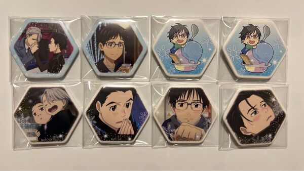 ユーリ!!! on ICE 銀盤缶バッジ 勝生勇利