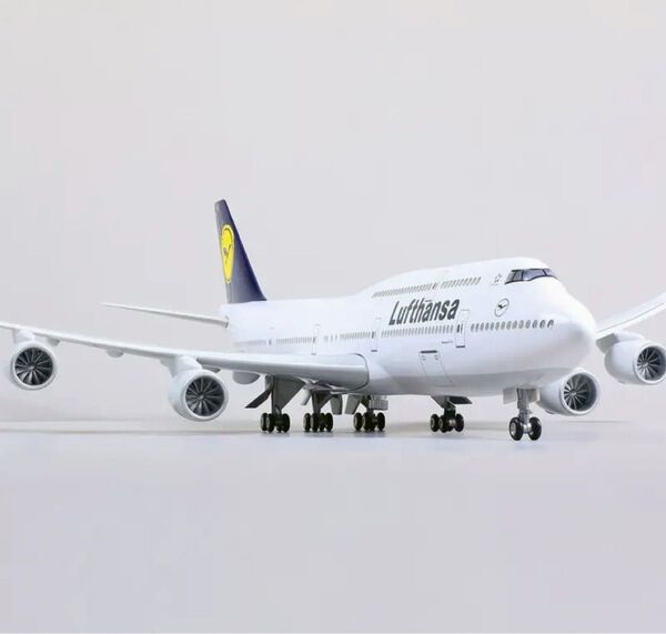 1/160スケール ボーイング747、ルフトハンザドイツ航空、 Lufthansa、航空機モデル