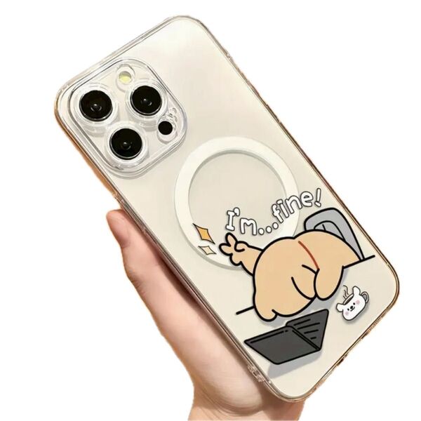 iPhone16、15、14、13、12、11Pro Max Plus Magsafe ワイヤレス充電 スマホケース クリアケース