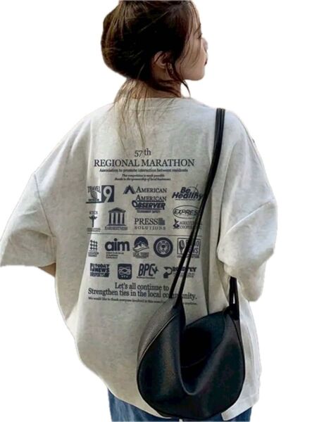Tシャツ 半袖Tシャツ クルーネック トップス プリントTシャツ