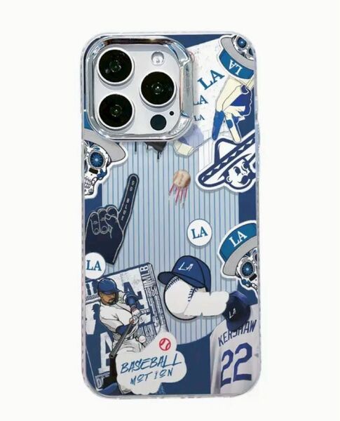 iPhone16、15、14、13、12、11Pro Max Plus スマホケース LA Dodgers ドジャース 大谷