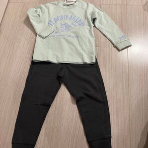 新品 トレーナー パンツ 110cm 部屋着 パジャマ スエット 女の子