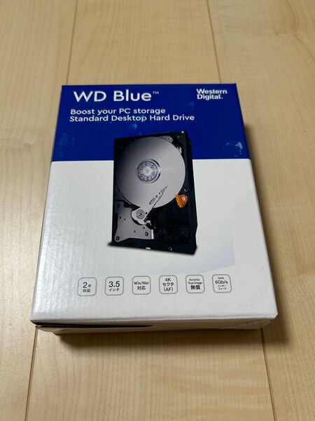 新品未開封 WESTERN DIGITAL 3.5インチHDD 8TB WD80EAAZ WD BLUE