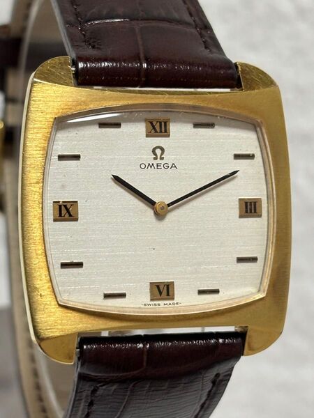 【美品】OMEGA オメガ 手巻き【111.100】cal.620 文字盤:ホワイト【動作状況:良好】メンズモデル