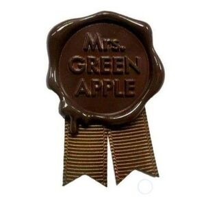 【新品未使用未開封】ブローチ ミセスグリーンアップル チョコレート バレンタイン I Love Chocolate Brooch