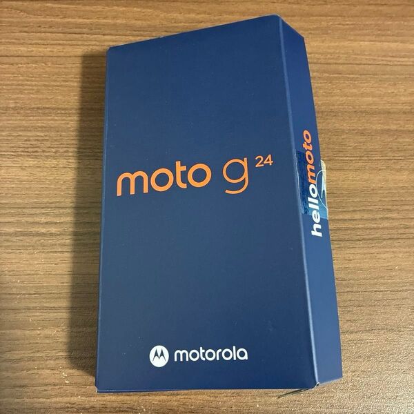 moto g24 SIMフリー マットチャコール 未使用品 本体外箱のみ XT2423-5 匿名配送