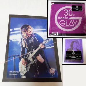 HISASHI GLAY 30th Anniversary エンタメくじvol.2 ハンドタオル クリアポスター パスポートケース