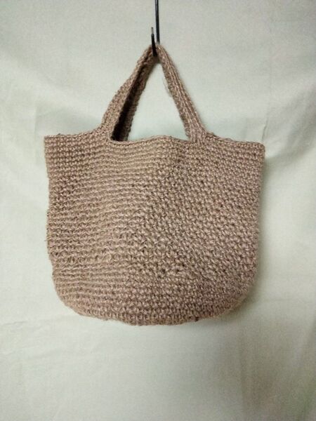 麻紐バッグ ハンドメイド