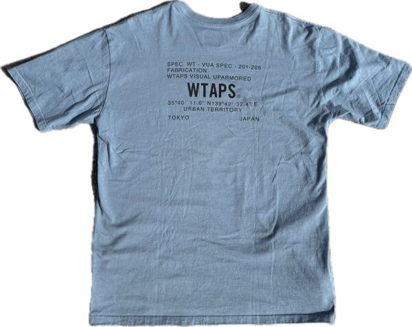 19ss WTAPS Tシャツ スチールブルー XL