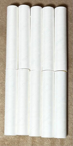 【複数販売可能】キッチンペーパー芯 10本セット ミドルショートサイズ