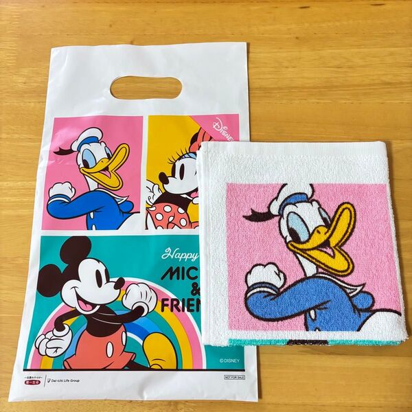 《匿名配送》【新品】第一生命 ディズニー ハンドタオル&ショッパー