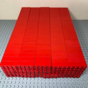 LEGO レゴブロック バケツ 基本パーツ赤色レッドセット