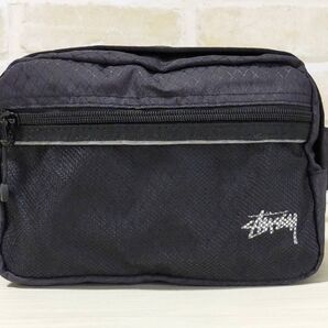 【美品】STUSSY ウエストポーチ ブラック