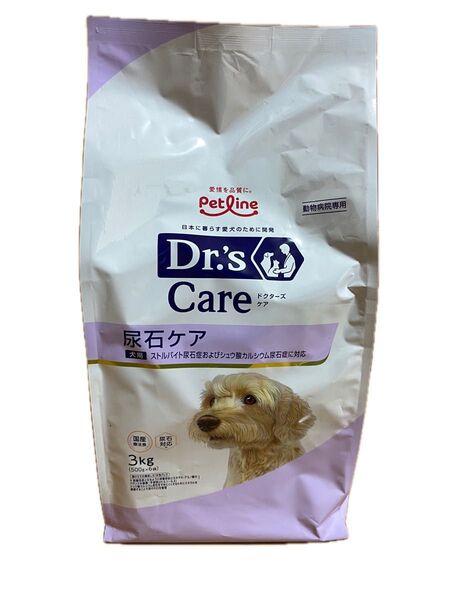 ペットライン Dr's Care(ドクターズケア) 犬用療法食 尿石ケア 3kg